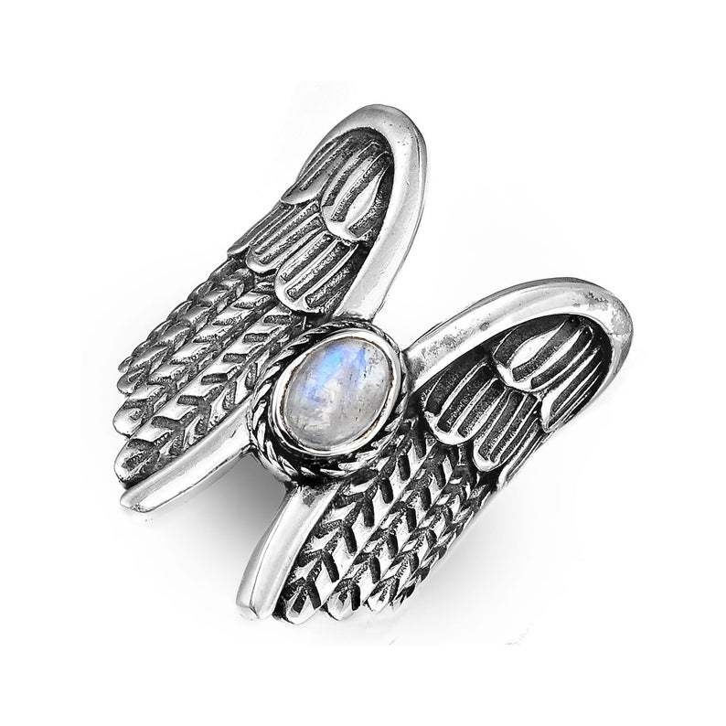 bague ange ailée