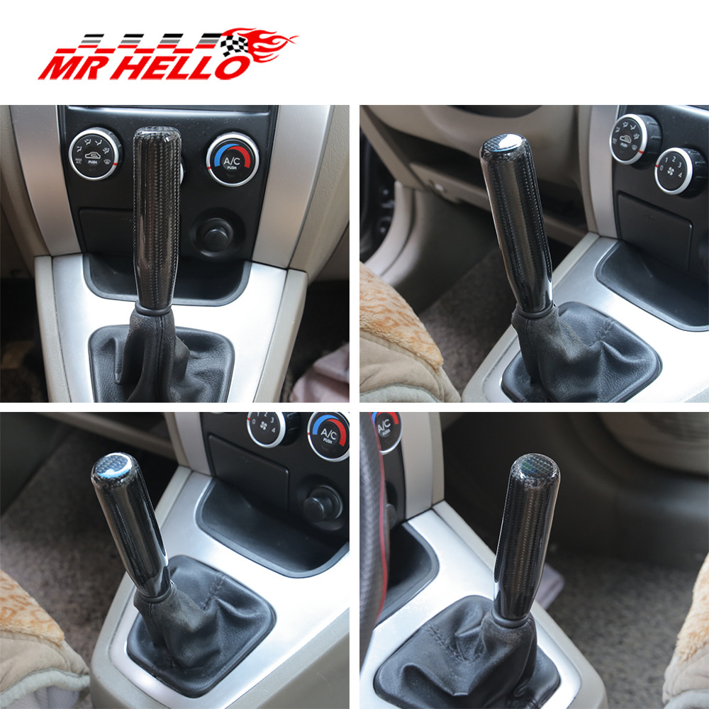 Tax-Included Car Modification Parts Carbon Fiber Gear Shift Knob 18cm Extended Shift Knob 13cm Shift Handle