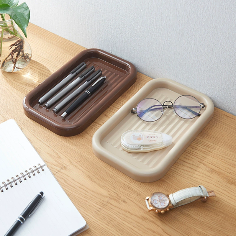 Новый пластиковый канцелярский стол отделка кабинета ручка макияж корейская креативная сплошная коробка для ручек