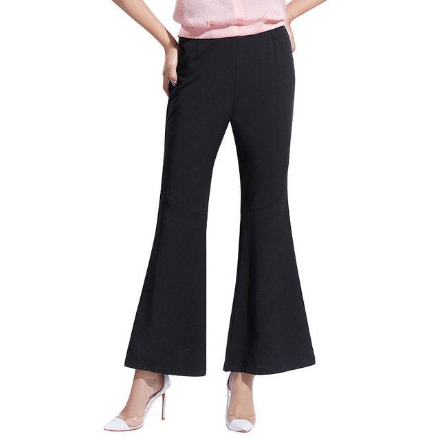 New Fashionable Elegant Bell Trousers Slim Ladies Leisure Pants