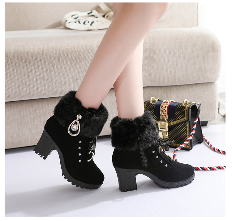 Bottes femme en PU artificiel - Ref 3354287 Image 14