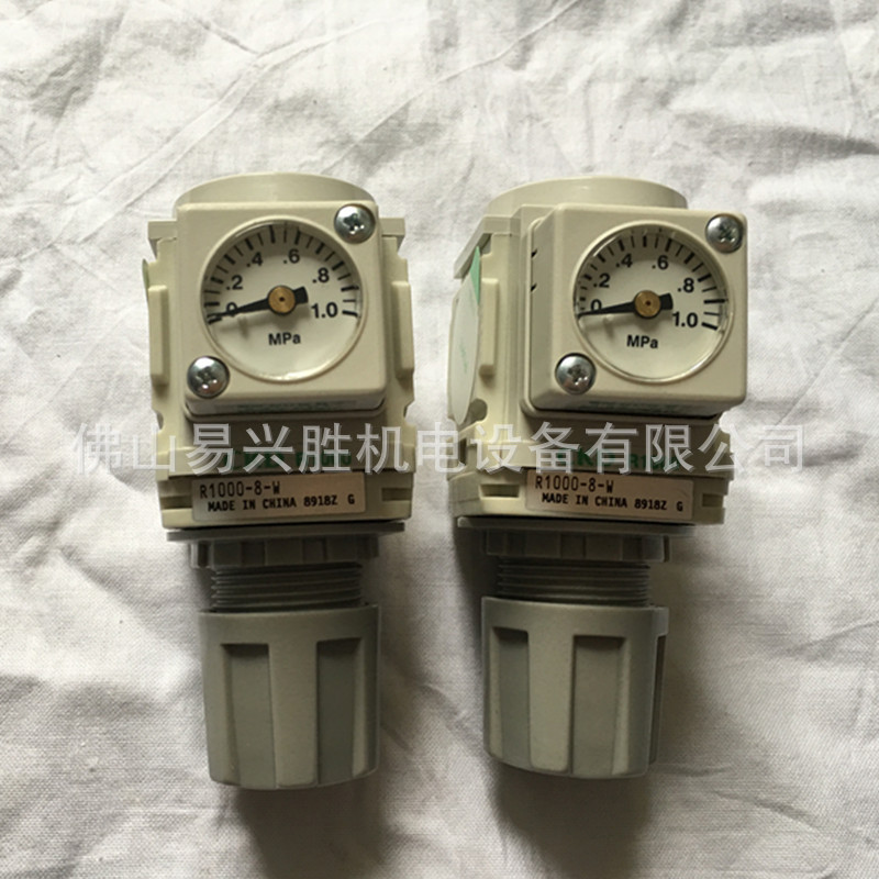 现货日本CKD减压阀R1000-8-W 带压力表2分牙气源调压阀
