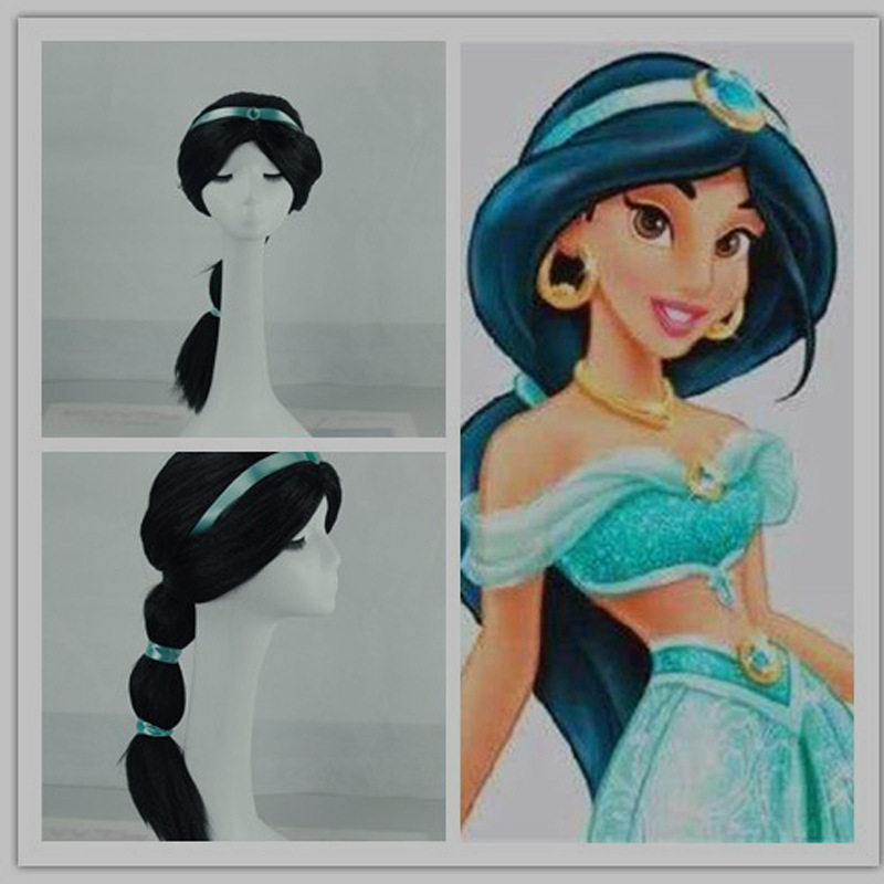 Aladdin Princess Jasmine Arabian Nights Princess Arabidis Fluffy Style Wig