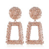 Metal earrings, European style, wholesale