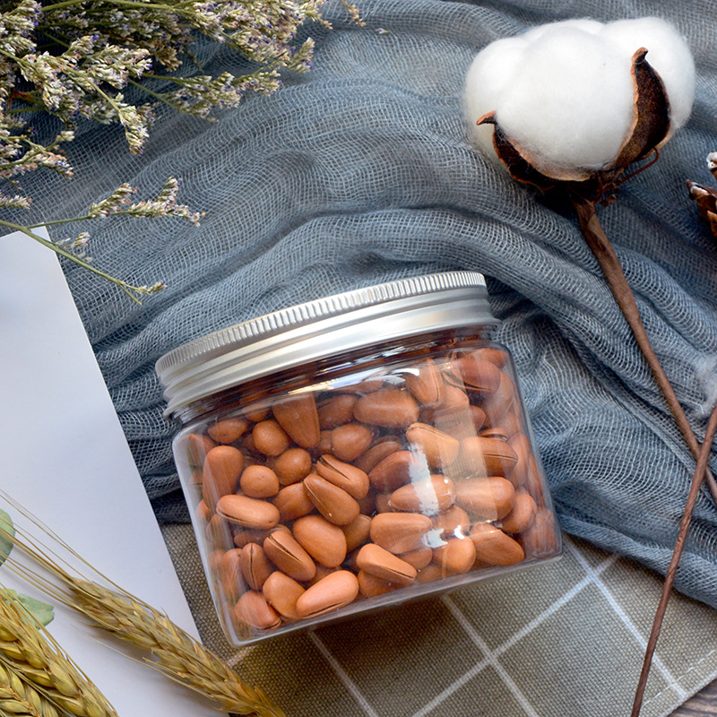 9072 wholesale Plastic bottles 350ml Huazhou Orange Storage tank PET transparent Wolfberry Brown sugar packing