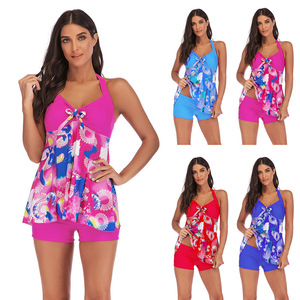 Tankini Swimsuit Conservative Slender Flat Angle Separate dress 