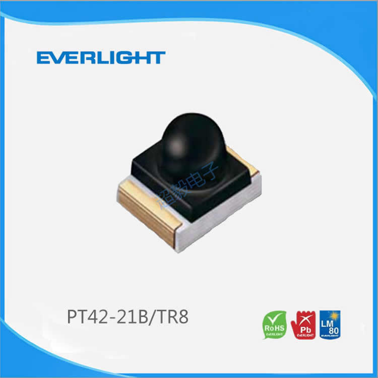 台湾亿光Everlight 红外线接收管PT42-21B/TR8 亿光22年代理商