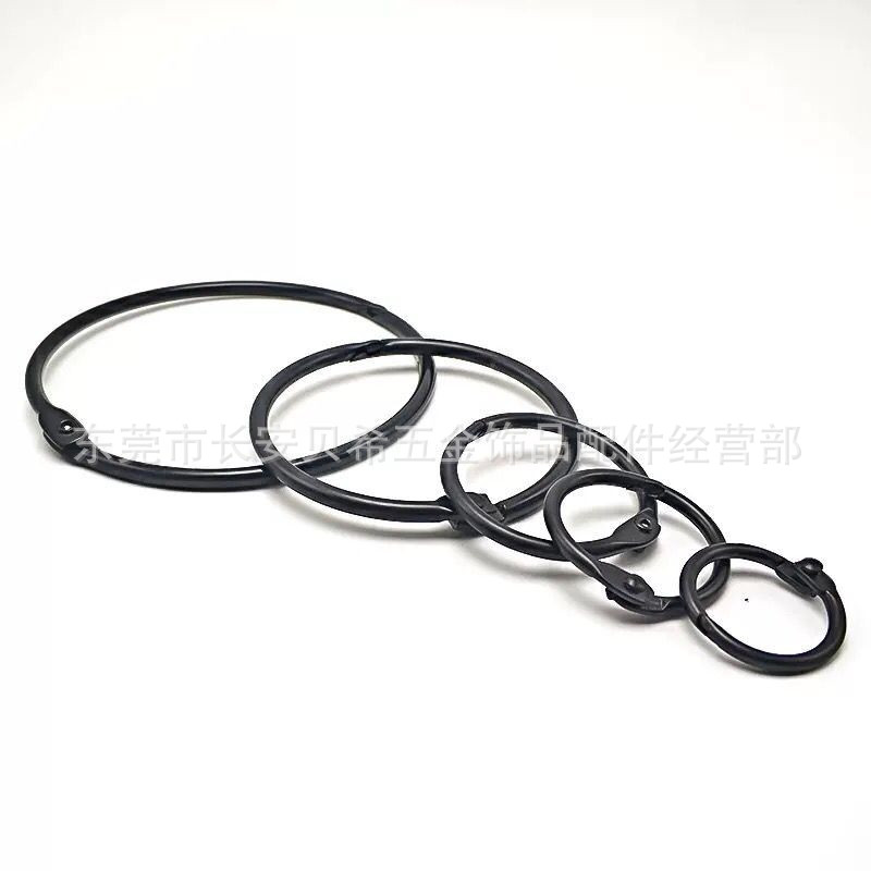 厂家现货供应速卖通铁卡圈书圈开口圈书环开口环规格齐全