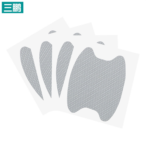 Sanpeng cross-border car door bowl handle sticker 3D carbon fiber protection door handle scratch car sticker anti-scratch car sticker