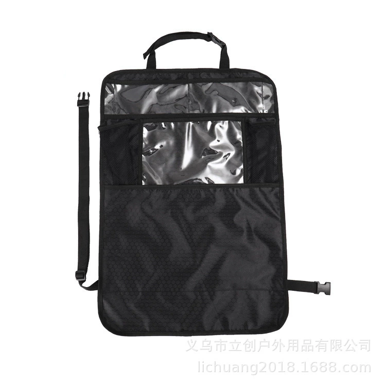 Многофункциональная сумка-органайзер на спинку сиденья автомобиля из ткани Оксфорд 600D с футбольным принтом, для хранения iPad