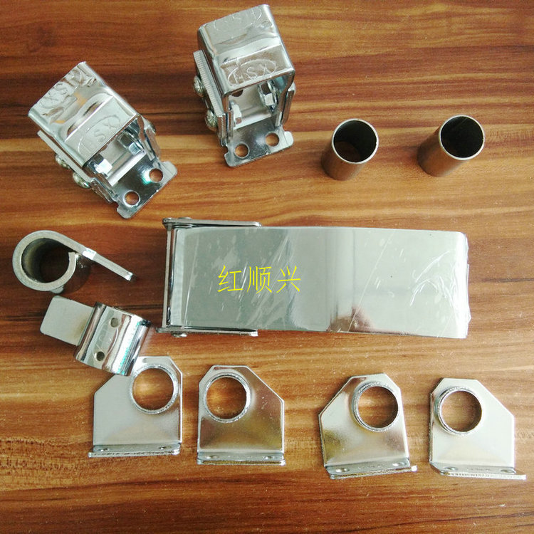 烤箱方圆杆门扣圆杆门锁机械门锁直径25圆拉杆锁货柜锁老货箱拉手