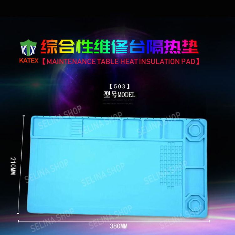 隔热硅胶防滑垫 耐高温台胶垫 硅胶垫子 维修工作垫耐高温防静KTX