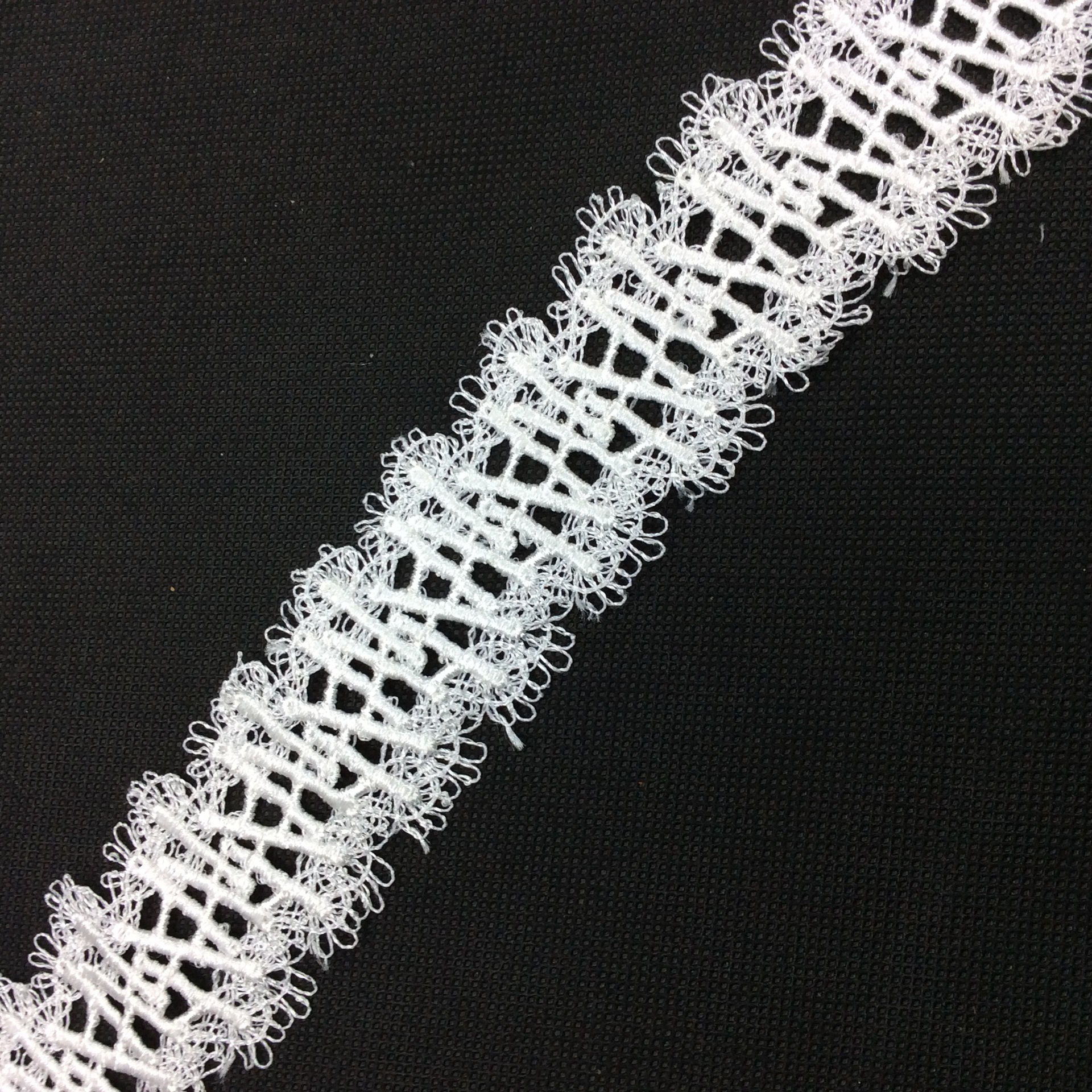 镂空涤光水溶花边绣花蕾丝5CM条码双边乱纹服装服饰的工DIY辅料