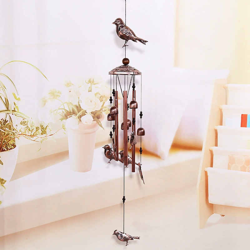 Металлическая трубка Колокол Колибри колокольчики ветра украшения в наличии поставка кросс-зеркальная платформа Amazon Wish AliExpress