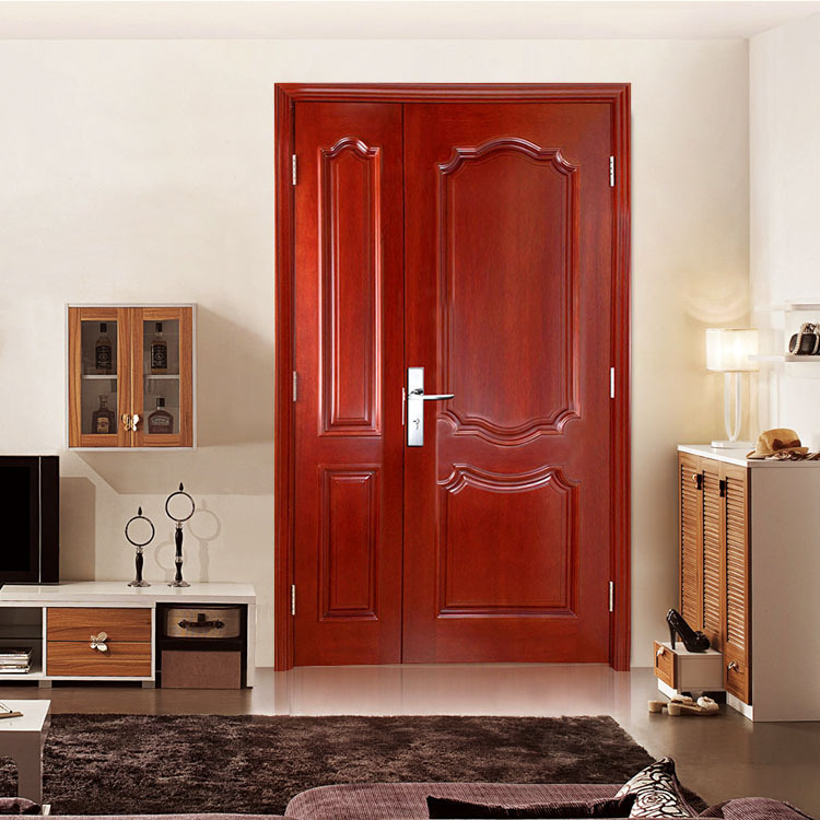 Professional wooden door manufacturer solid wood door composite solid wood door European entrance door courtyard door mother and child door entrance door