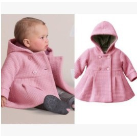 Wish2019 baby girls autumn winter windbreaker jacket Hooded Jacket children's jacket