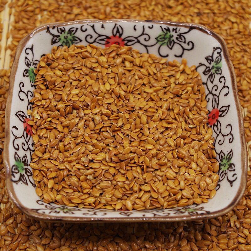 Low Temperature Baked Golden Flaxseed for Grinding Raw Flaxseed Material overview
