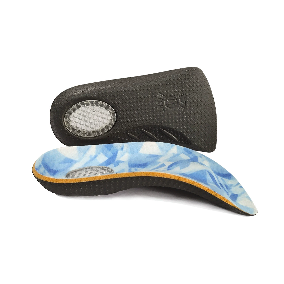 Корректирующая стелька половинного размера корректирующая Подушка Плоская стопа опорная подушка для свода стопы Массажная стелька