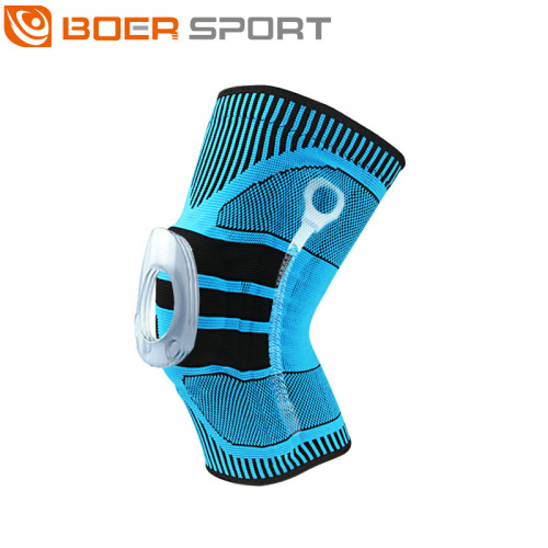 Bol Sports Knee Pads Silicone Knitted Elastic Support Knee Meniscus Squat Running Basketball Leg Guards for Men and Women