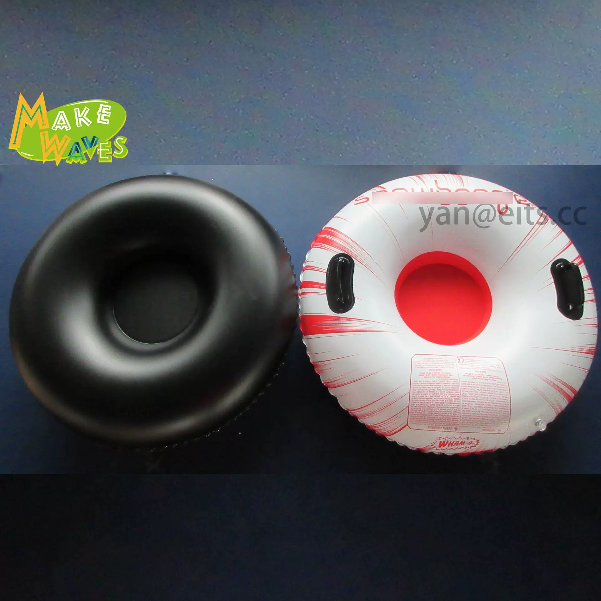 单人滑雪圈 加厚滑雪圈35寸