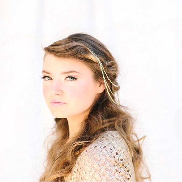 Headband pearl with tassels