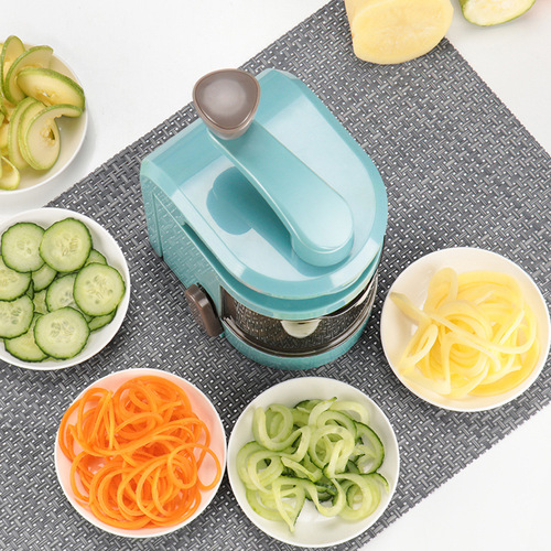 Pressure-type multi-functional vegetable cutter, Japanese potato grater, kitchen household hand-cranked shredder and slicer