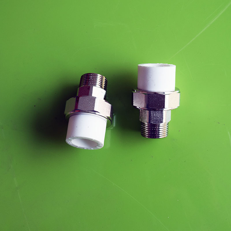 批发 供应ppr25x3/4外丝铜活结  暖气片用外丝铜活结