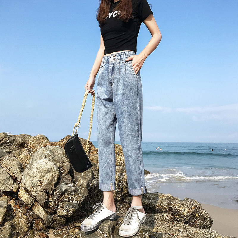 Pantalon léger femme en coton - Ref 3430252 Image 1