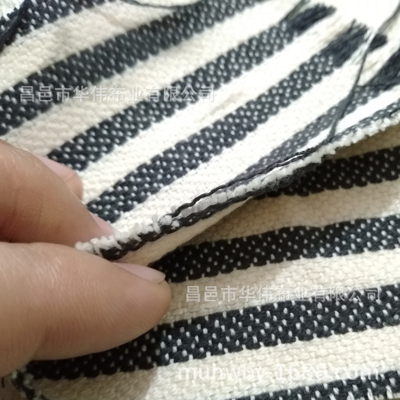 全棉双经单纬马丁布  色织帆布大马丁 箱包帽子手袋床品面料用布