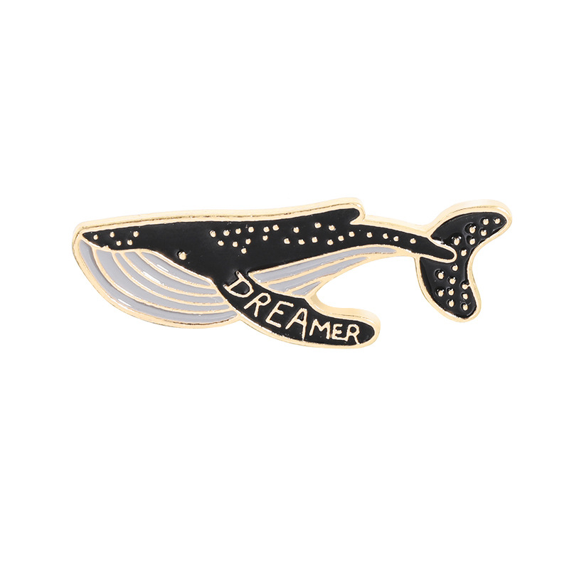Novelty Style Novelty Pin Animal Fish Alloy Plating Unisex Brooches