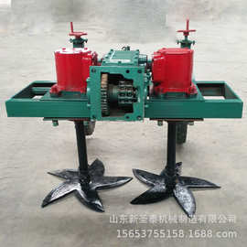 彭州节省人力刀盘式大蒜收获机    大蒜收获机新款图片