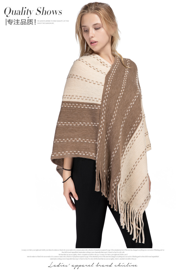外贸现货 冬季围巾披肩女