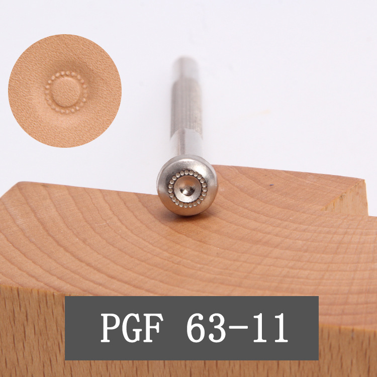 20 piezas de cuero curtido vegetal talla herramientas de impresión