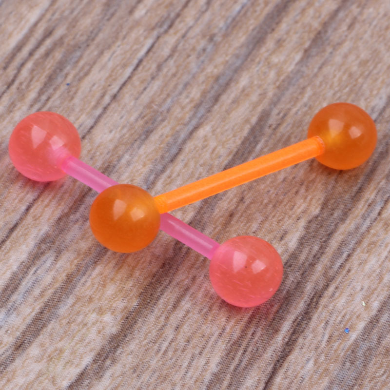 Pointed titanium steel lip stud product view
