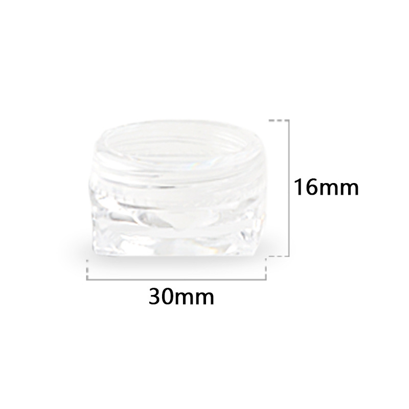 3g5g克面霜空瓶子化妆品试用小样瓶 小瓶子旅行分装瓶盒子