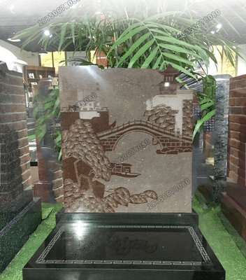 贵州遵义市墓碑 大量供应花岗岩磨光面火葬碑 清明公墓碑现货|ru