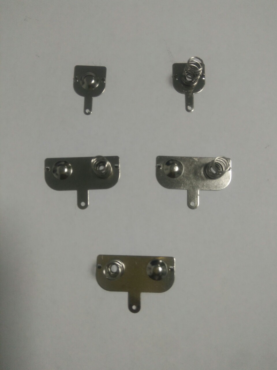 厂家直销标准5号7号电池弹簧片 AA AAA电池正负极接触片 导电片 