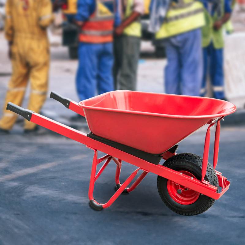 出口建筑手推车工地农用垃圾水泥沙搬运独轮手推车