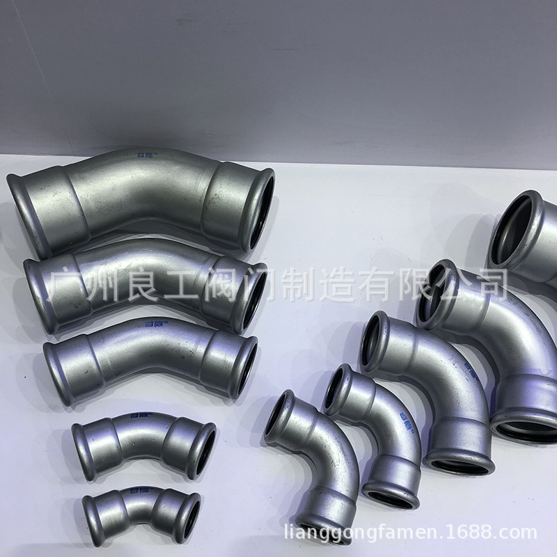 4分6分1寸双卡压式连接不锈钢管件 外螺纹外牙外丝三通天然气管道