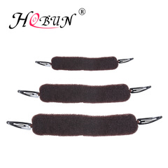 廠家直銷韓式針織捲髮棒 長條夾子髮飾盤發美發工 尼龍絲盤發器