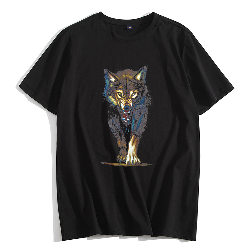 2019 summer new pattern Manufactor Direct selling man T-shirt Cotton T-shirts Short sleeved blank Large Easy leisure time jacket