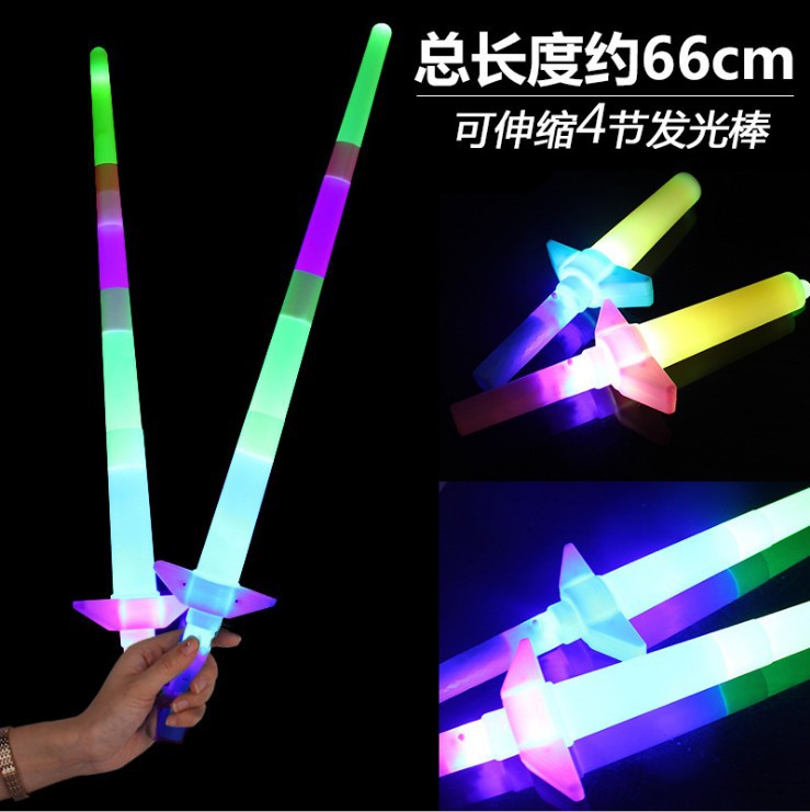 Hot -selling big four section luminous stick shrinking stick light…