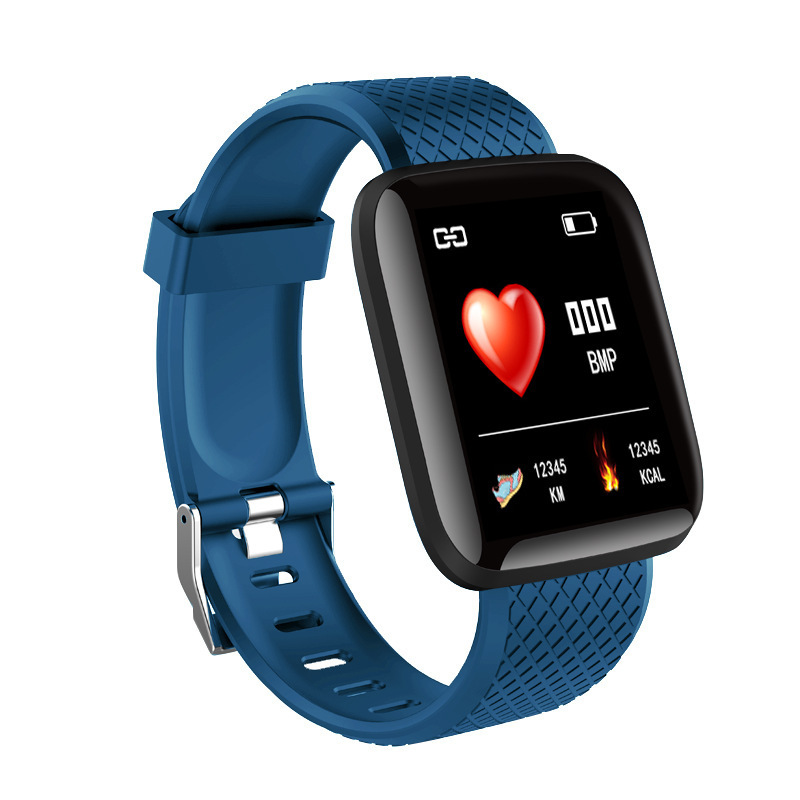 116plus Smart bracelet Color Screen D13 Heart rate and blood pressure detection message reminder Bluetooth cross-border wholesale foreign trade undefined
