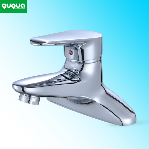 Copper two-hole basin faucet hot and cold dual-hole basin faucet hot and cold two-hole wash basin water heater faucet