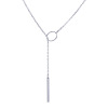 Fashionable metal accessory, short necklace, chain for key bag , punk style, simple and elegant design