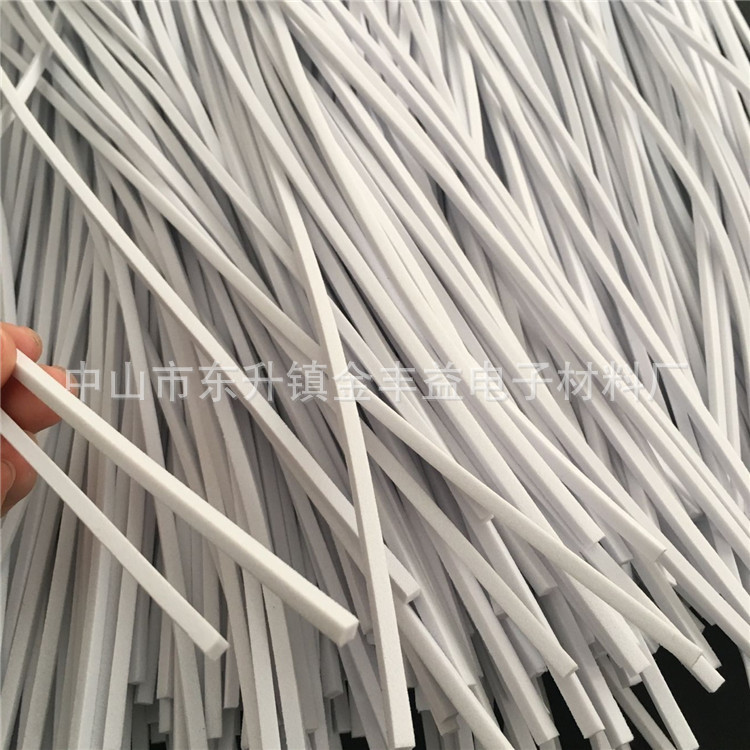 防震防撞密封条 白色EVA单面泡棉胶带 带胶泡棉条