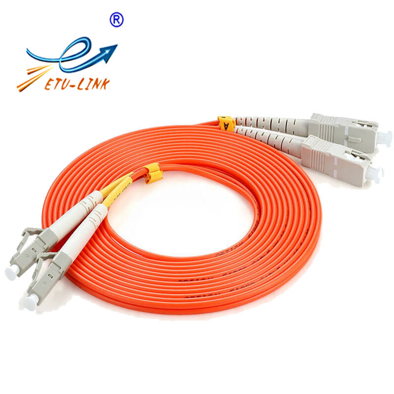LC-LC OM2多模双芯光纤跳线FC SC ST双工电信级 ETU-LINK接入