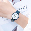 Fresh brand waterproof women's watch, Korean style, simple and elegant design, bright catchy style