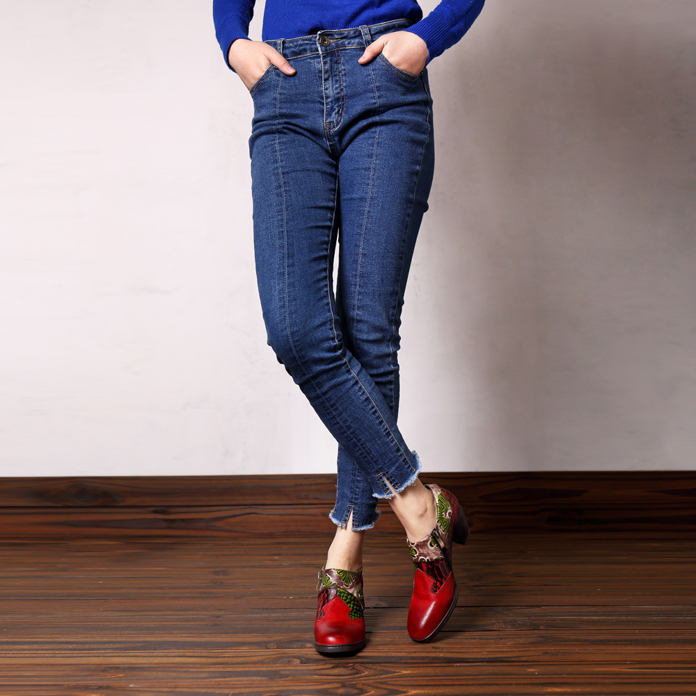 Bottes femme en En cuir - Ref 3355288 Image 11