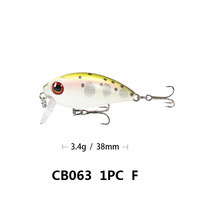 high quality 3.5g 3.9cm wobble crankbait lure-L-CB063 6